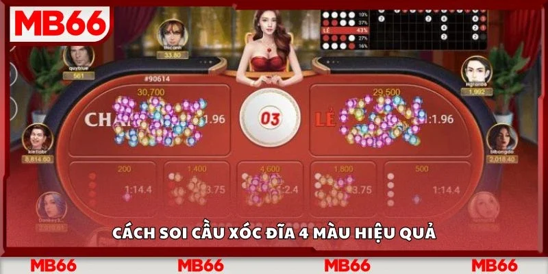 Cách soi cầu xóc đĩa 4 màu hiệu quả