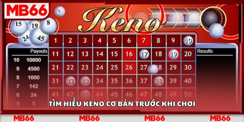 Tìm hiểu Keno cơ bản trước khi chơi