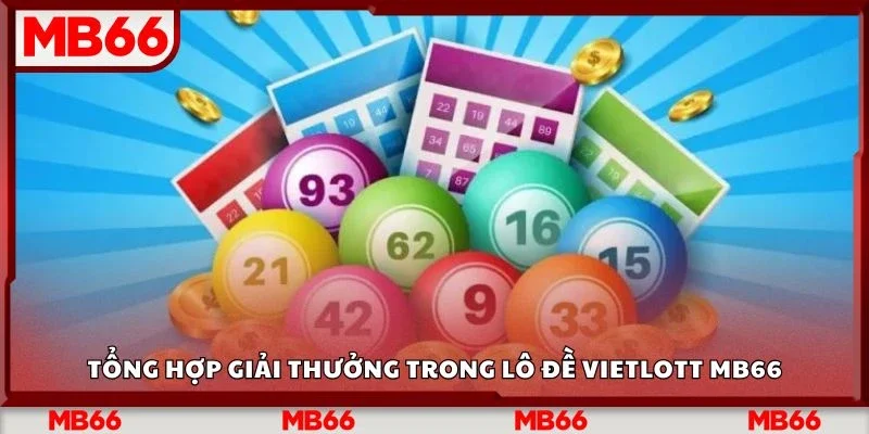 Tổng hợp giải thưởng trong lô đề vietlott Mb66